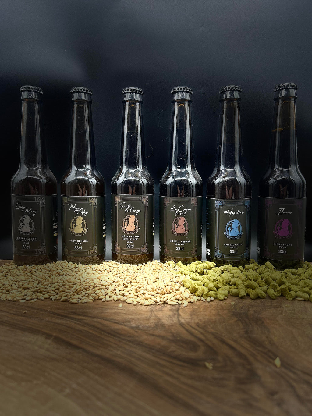 Pack découverte 6 bières 33 CL
