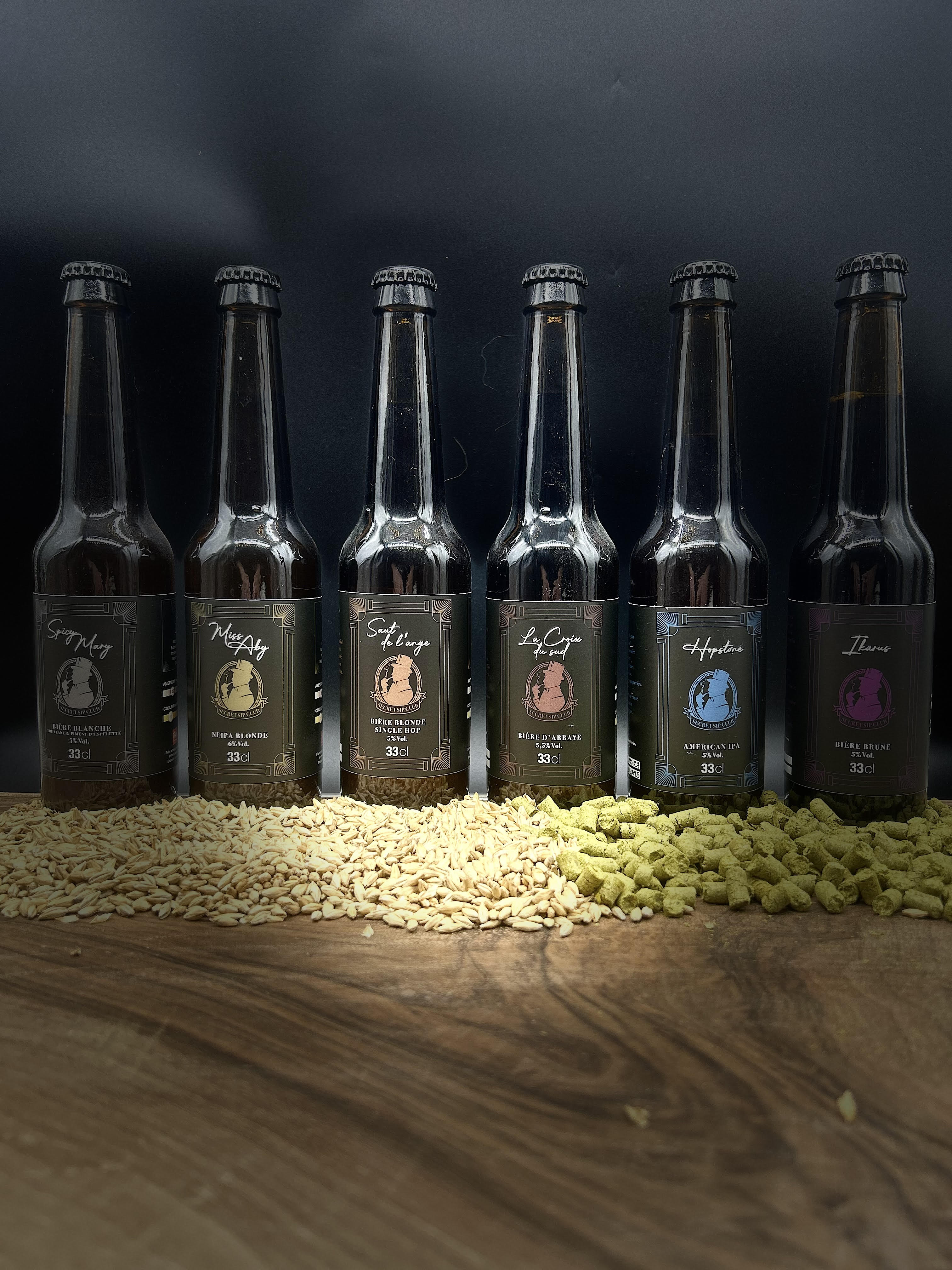 Pack découverte 6 bières 33 CL